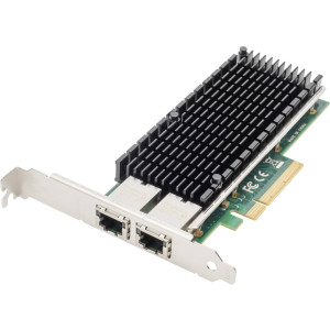 DIGITUS PCI Expr Card 2x Cat6a RJ45 High+Lowprofile 