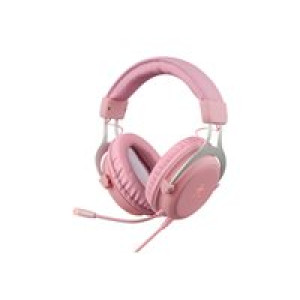 DELTACO PH85 Gaming Over Ear Headset kabelgebunden Stereo Pink 