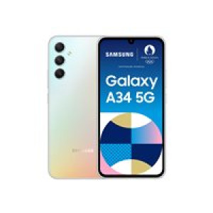 SAMSUNG Galaxy A34 128GB Silver 6.6" 5G (6GB) Android 
