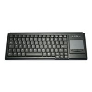  ACTIVE KEY AK-4400-GP-B/US - Soft-Druckpunkt - Touchpad - schwarz - US Tastaturen 