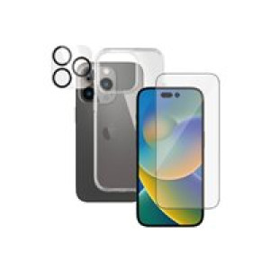 PANZERGLASS Protection Pack - hintere Abdeckung für Mobiltelefon - Polycarbonat, Polymethylmethacryl 