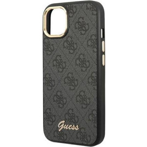 GUESS PC/TPU 4G Metal Camera Outline Case für Apple iPhone 14 Max - black (GUHCP14MHG4SHK) 