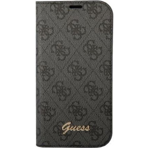 GUESS PC/TPU 4G Metal Camera Outline Book Case für Apple iPhone 14 Max - black (GUBKP14MHG4SHK) 