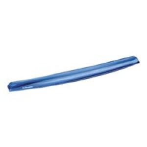 Fellowes Crystal Gel Tastatur-Handgelenkauflage, blau 