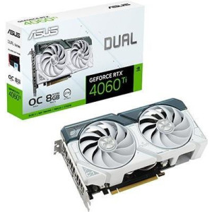  ASUS DUAL-RTX4060TI-O8G-WHITE-GAMING 8GB Grafikkarten 