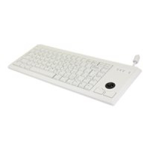  CHERRY Compact corded Trackball Keyboard USB hellgrau (EU) Tastaturen 