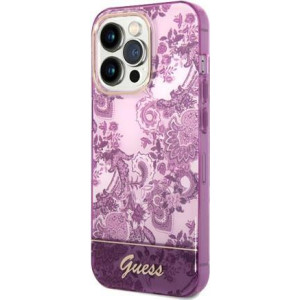 GUESS Hard Cover Porcelain Fuchsia, for iPhone 14 Pro Max, GUHCP14XHGPLHF (GUHCP14XHGPLHF) 