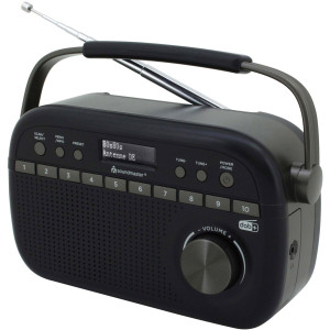 SOUNDMASTER DAB280SW Taschenradio DAB+, UKW Schwarz 