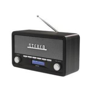 DENVER DAB-18 Küchenradio UKW, DAB+ Bluetooth® Weckfunktion Dunkelgrau 