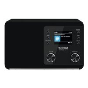 TECHNISAT DIGITRADIO 307 BT Tischradio DAB, DAB+, UKW AUX, Bluetooth® Weckfunktion Schwarz 
