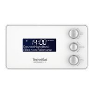 TECHNISAT DIGITRADIO 50 SE Radiowecker DAB, DAB+, UKW Weckfunktion Weiß 