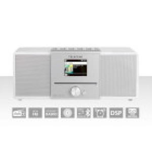 TELESTAR DIGITAL Telestar DIRA S 32i CD (weiß) CD-Radio DAB+, UKW, Internet DLNA, WLAN, USB 