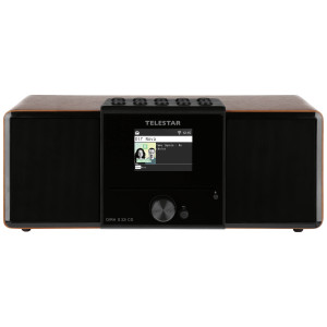 TELESTAR DIGITAL Telestar DIRA S 32i CD (holzoptik) CD-Radio DAB+, UKW, Internet DLNA, WLAN, USB 