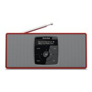 TECHNISAT DIGITRADIO 2 S Taschenradio DAB+, UKW Bluetooth® Weckfunktion, wiederaufladbar Rot 