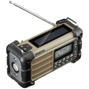 SANGEAN MMR-99 Outdoorradio UKW Notfallradio, Bluetooth® Solarpanel, spritzwassergeschützt, 