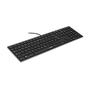  SPEED-LINK SPEEDLINK RIVA Slim Metal Scissor Keyboard black - DE Layout Tastaturen 