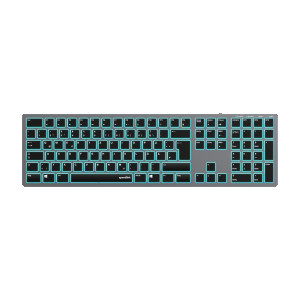  SPEED-LINK Tastatur LEVIA Illuminated Rechargeable, Bluetooth retail Tastaturen 