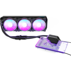  ALPHACOOL Eiswolf 2 AIO - 360mm RTX 4080 Founders Edition (schwarz/transparent, inkl. Backplate) Zubehör 