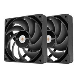  THERMALTAKE TOUGHFAN 14 Pro High Static Pressure PC Cooling Fan 140x140x25 (schwarz, 2 Fans Pack) Zubehör 