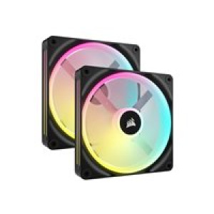  CORSAIR iCUE LINK QX140 RGB 140-mm-PWM-Lüfter (schwarz, Starter-Kit) Zubehör 