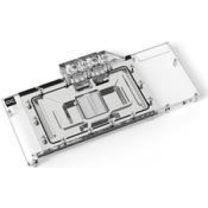  ALPHACOOL Eisblock Aurora Acryl RX 7900XTX/XT Nitro mit Backplate (chrom/transparent) Gehäuse kühler 