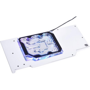  ALPHACOOL Eisblock Aurora GPX-N Acryl Active Backplate 3080/3090 Suprim X Gehäuse kühler 