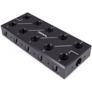  ALPHACOOL ES Distro Plate C5 (schwarz) Zubehör 