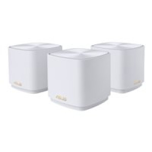 ASUS ZenWiFi XD5 WiFi 6 Mesh Router 3er-Pack Weiß AX3000 Dual-Band, 2x Gigabit LAN, AiMesh 