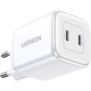 UGREEN Nexode 45W Dual USB-C PD Charger (25W+20W), weiß 