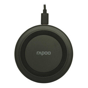 RAPOO Kabelloses QI-Ladepad "XC110", Schwarz, 10W 