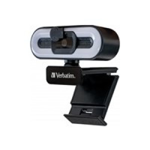 VERBATIM Webcam mit Mikro+Licht AWC-02 Full HD 1080p Autof retail 