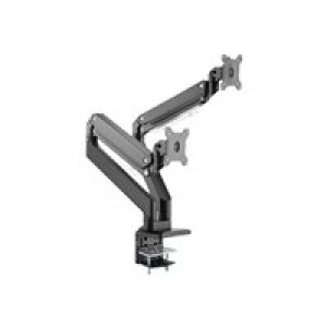  DIGITUS Dual Monitorhalter 2x 15 kg max., sw 1 Stück  