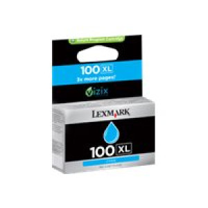LEXMARK 100XL Cyan Tintenpatrone 
