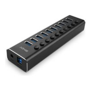 LINDY 10 Port USB 3.0 Hub mit Ein-/Ausschaltern 