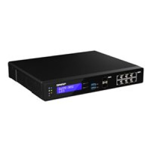  QNAP QuCPE-3032-C3558R-8G Intel Atom C3558R 8x2.5GbE RJ45 ports and 2x10GbE SFP+ ports 2xM.2 2280 NV  