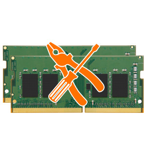  KINGSTON Upgrade auf 32 GB mit 2x 8 GB DDR4-2666 Kingston SODIMM Arbeitsspeicher Arbeitsspeicher 