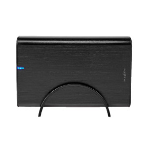 NEDIS Festplattengehäuse - 3.5 ", USB 3.1 Gen1, USB Type-A / USB Type-C?, Notebook / PC, Aluminium 