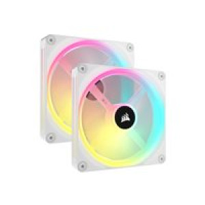  CORSAIR iCUE LINK QX140 RGB WHITE Starter-Kit | 140mm Gehäuselüfter Gehäuse kühler 