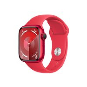 APPLE Watch Series 9 GPS 41mm (PRODUCT)RED Aluminium Case with (PRODUCT)RED Sport Band - S/M 