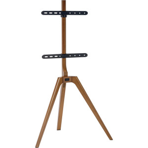 INLINE woodstand TV pedestal, tripod, for LED TV 45"-65" (114-165cm), max. 40kg  