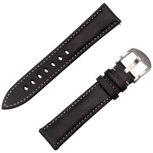 JT BERLIN Watchband Charlie | Universal 20mm | schwarz - Edelstahl | M | 10848 (10848) 