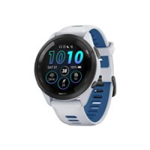 GARMIN Forerunner 265 - 46 mm - Whitestone - intelligente Uhr mit Riemen - Handgelenkgröße: 135-205 