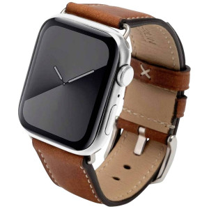 JT BERLIN Watchband Charlie | Apple Watch Ultra/42/44/45mm | braun - Edelstahl | M | 10837 (10837) 