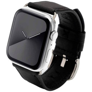 JT BERLIN Watchband Wannsee | Apple Watch Ultra/42/44/45mm | schwarz - Edelstahl | M | 10842 (10842) 