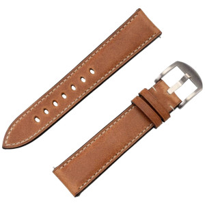 JT BERLIN Watchband Charlie | Universal 20mm | braun - Edelstahl | M | 10849 (10849) 