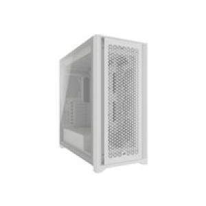 CORSAIR Midi 5000D CORE Airflow (Tempered Glass) White 