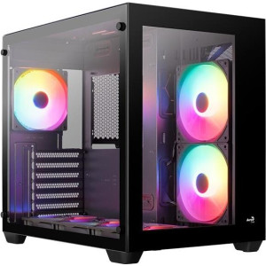 AEROCOOL Midi Dryft MicroATX/ATX/MiniITX ARGB (black) 