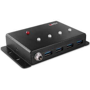 LINDY 4 Port USB 3.0 Metall Hub 