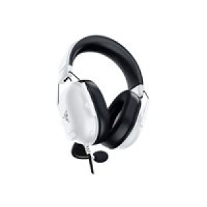 RAZER BlackShark V2 X Gaming Headset, Weiß (kabelgebunden, 3,5-Klinkenanschluss, ohrumschließend, St 