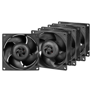  ARCTIC Case ACC Arctic S8038-10K 80mm Case Fan 4pcs Zubehör 